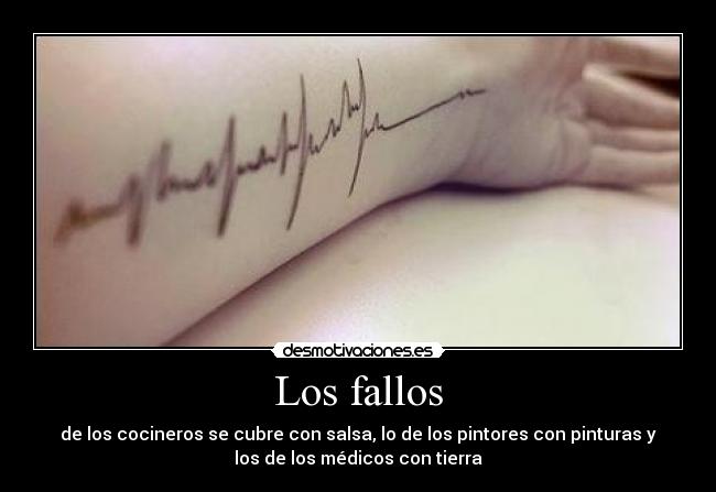 Los fallos -
