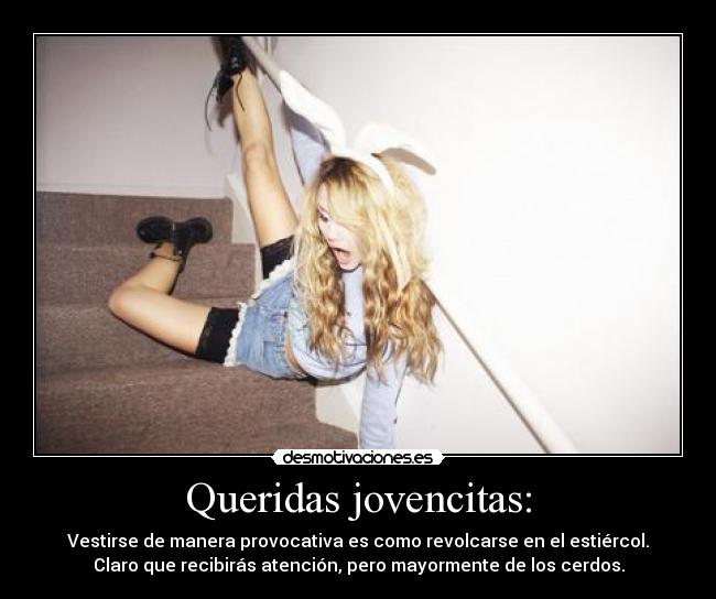 Queridas jovencitas: - 