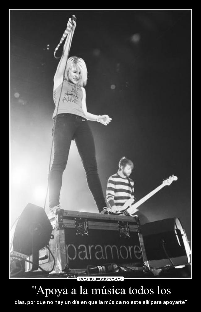 Apoya a la música todos los - 