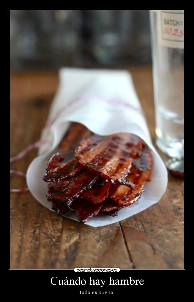 Cuándo hay hambre -
