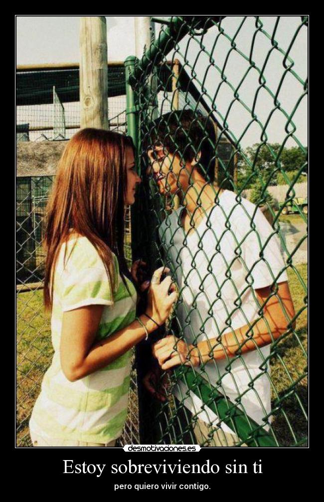 Estoy sobreviviendo sin ti - pero quiero vivir contigo.