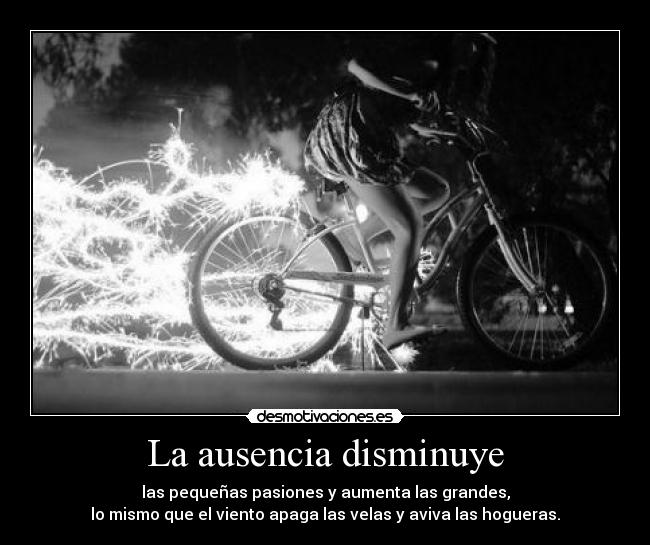 La ausencia disminuye - 