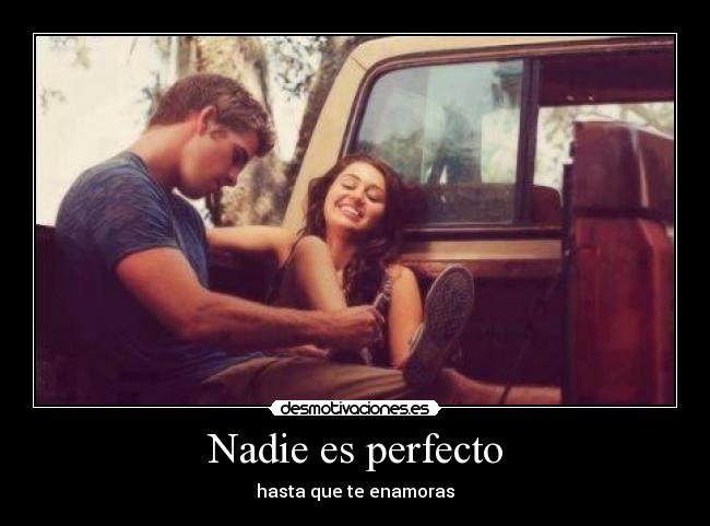 Nadie es perfecto - hasta que te enamoras