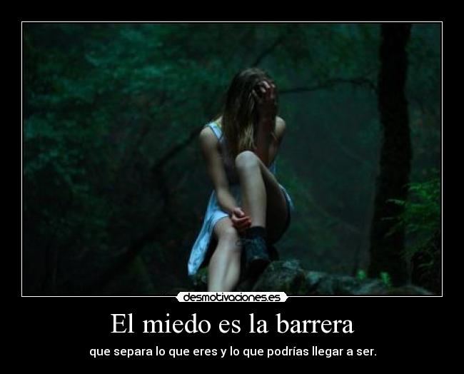 El miedo es la barrera - 