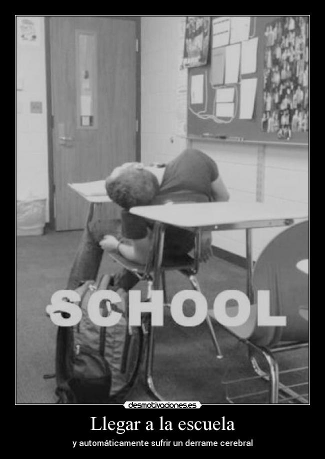 Llegar a la escuela -