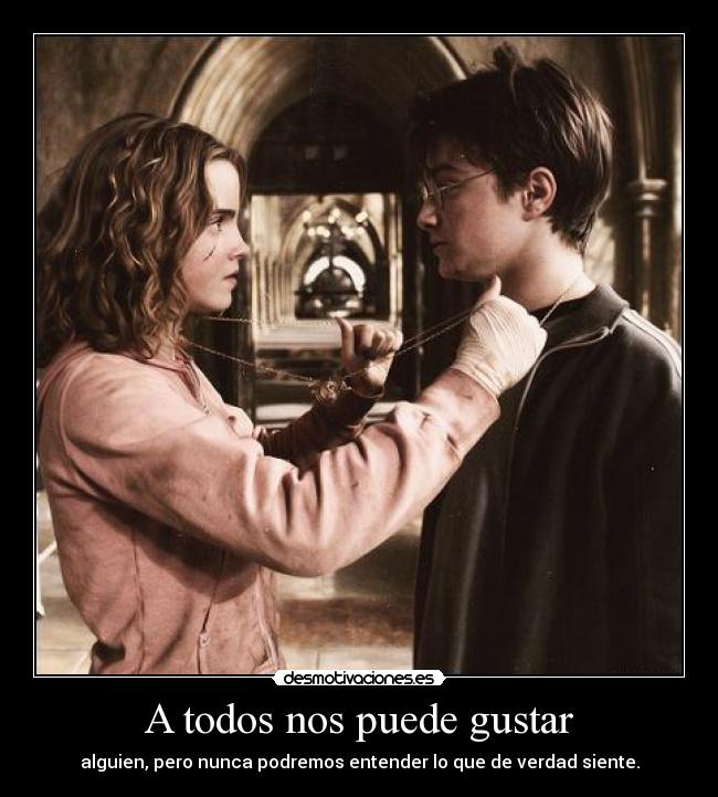 A todos nos puede gustar - alguien, pero nunca podremos entender lo que de verdad siente.