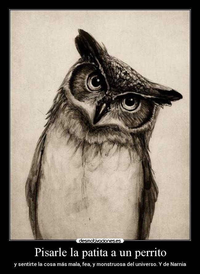 Pisarle la patita a un perrito -