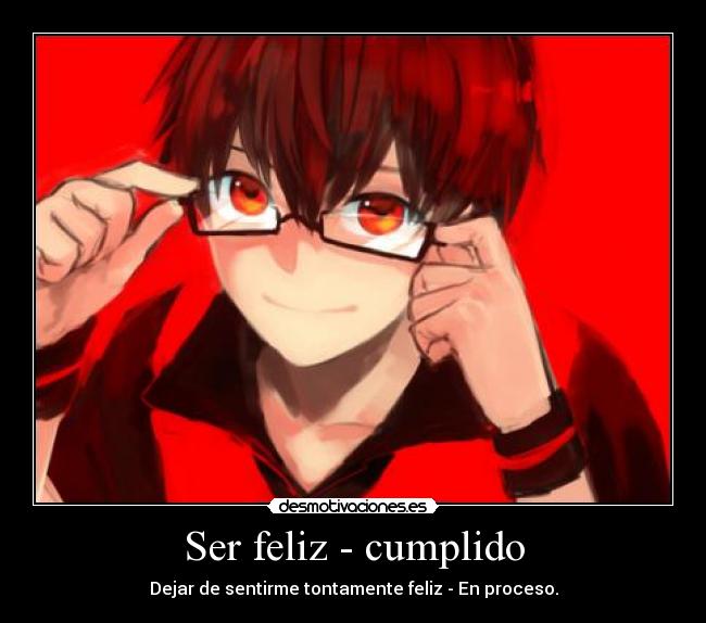 Ser feliz - cumplido -