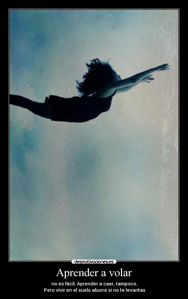 Aprender a volar -