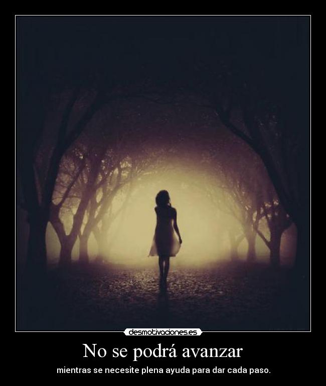 No se podrá avanzar - 