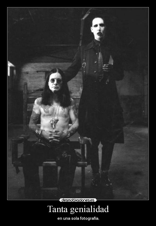 Tanta genialidad - en una sola fotografía.