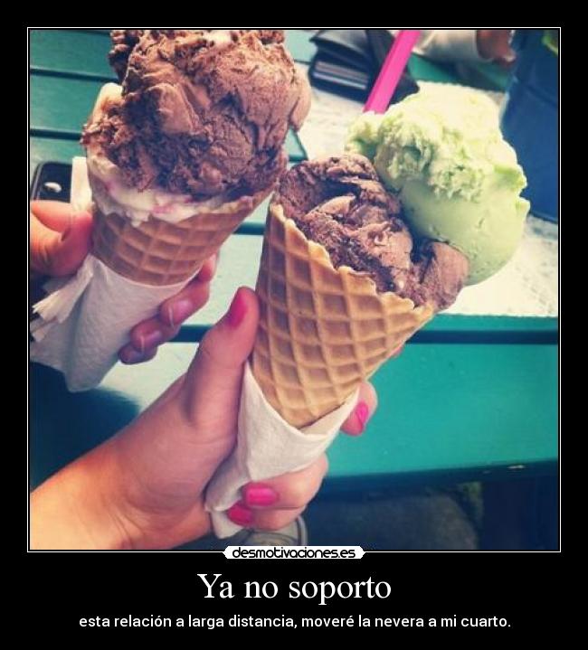Ya no soporto -