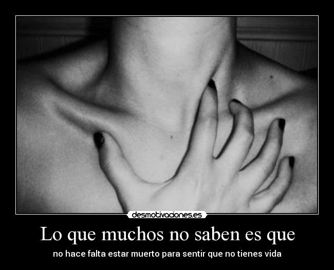 Lo que muchos no saben es que -