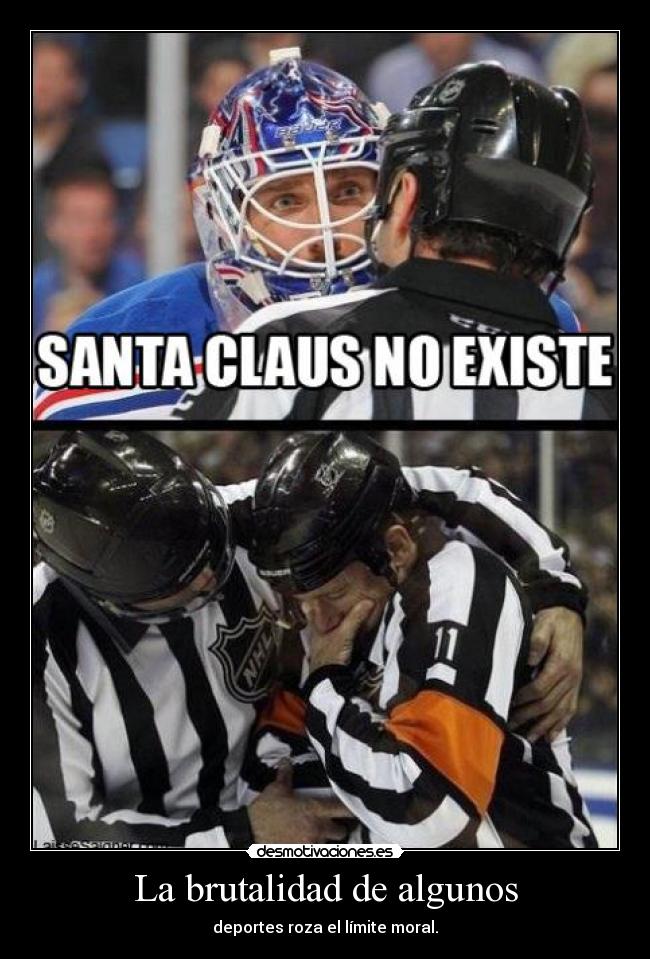 La brutalidad de algunos - deportes roza el límite moral.