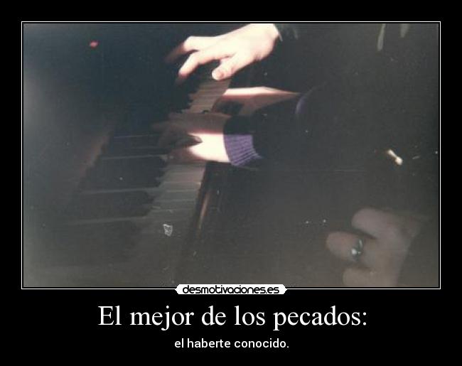 El mejor de los pecados: - 