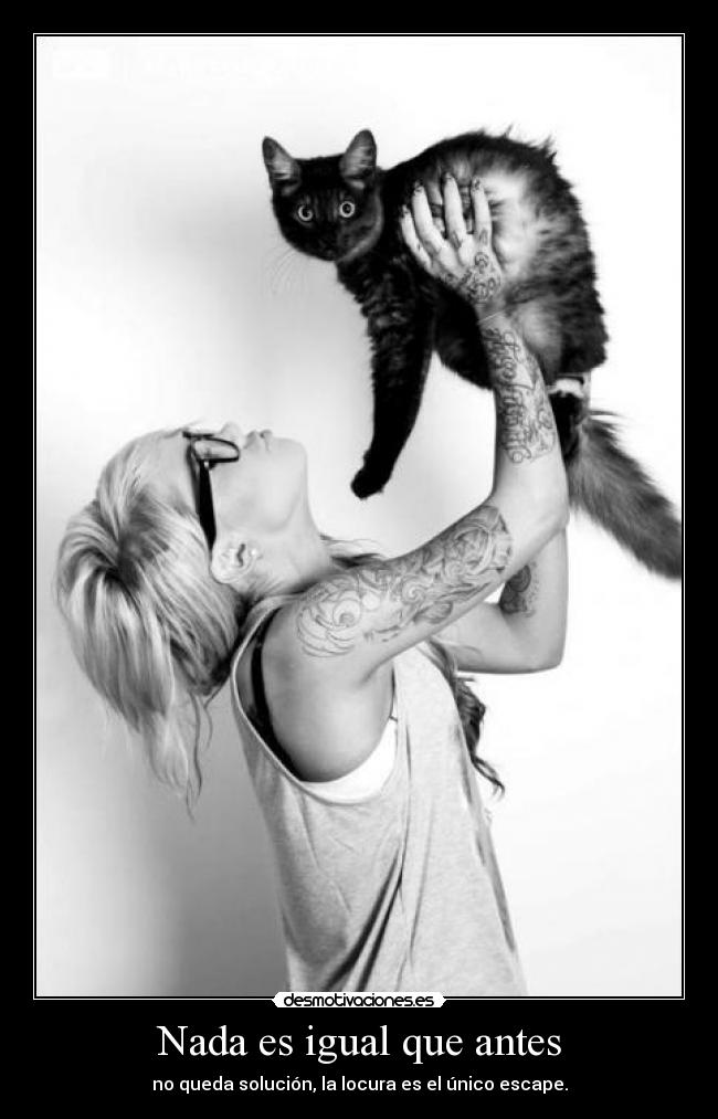 Nada es igual que antes - no queda solución, la locura es el único escape.