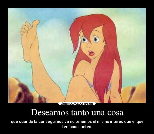 Deseamos tanto una cosa - 