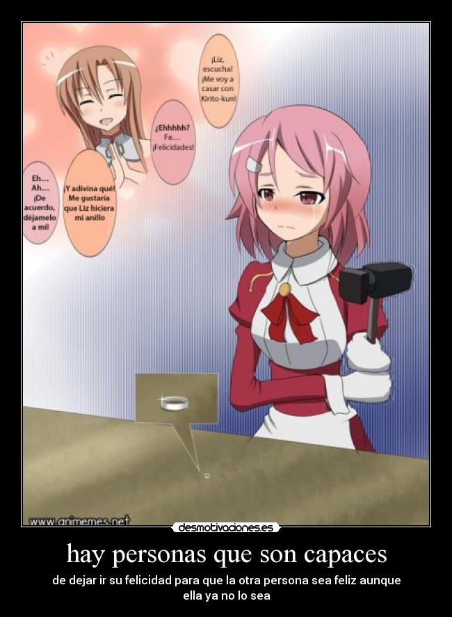 hay personas que son capaces -