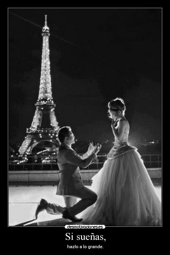 Si sueñas, -