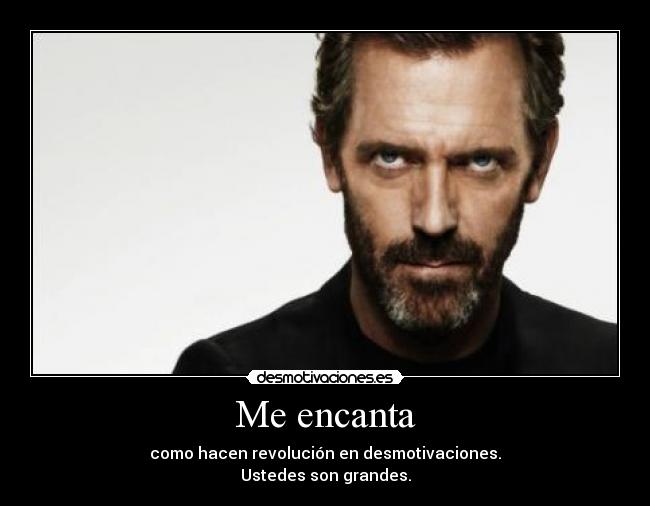 Me encanta - como hacen revolución en desmotivaciones.
Ustedes son grandes.