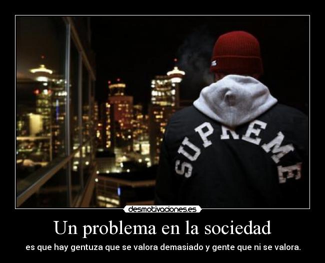 Un problema en la sociedad -