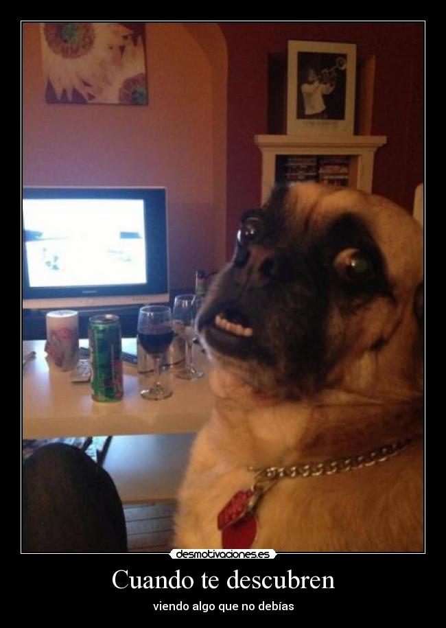 Cuando te descubren -