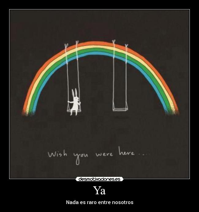 Ya - Nada es raro entre nosotros