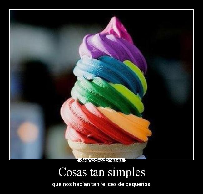Cosas tan simples - 