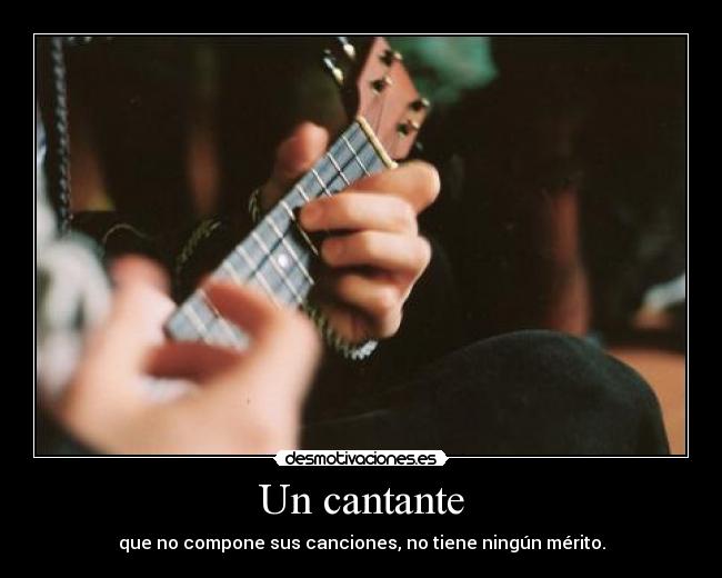 Un cantante -