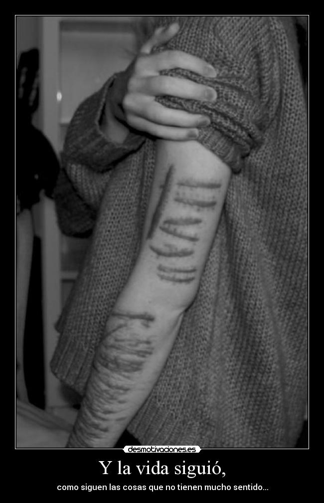 Y la vida siguió, -