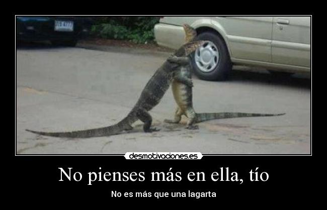 No pienses más en ella, tío - 