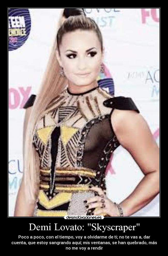 Demi Lovato: Skyscraper -