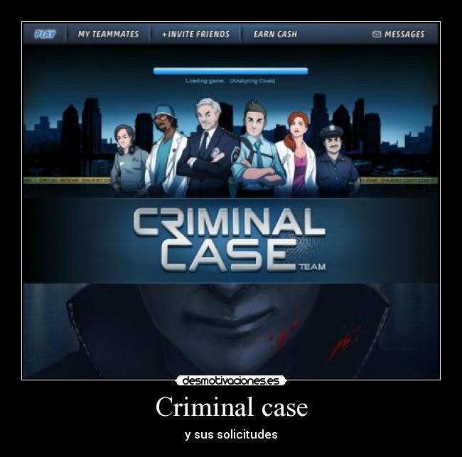 Criminal case - y sus solicitudes