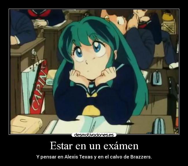 Estar en un exámen - 