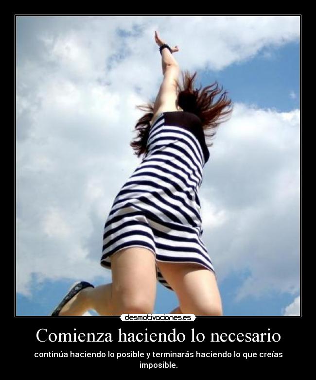 carteles necesario posible imposible desmotivaciones