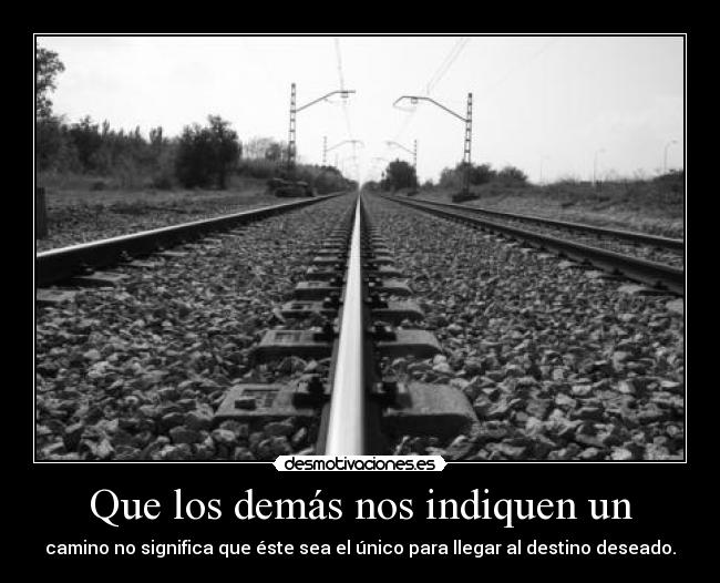 Que los demás nos indiquen un -