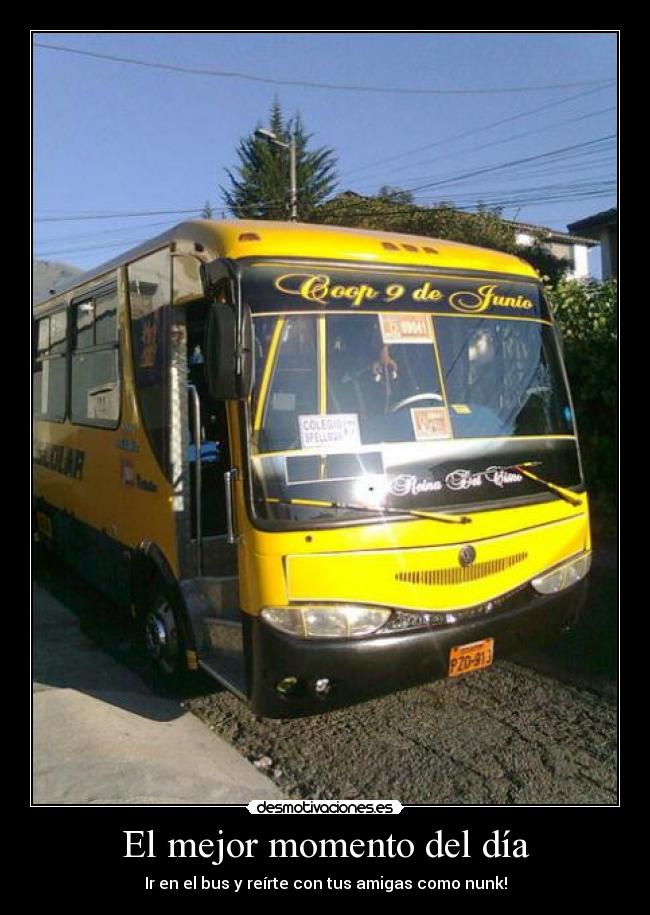 El mejor momento del día -