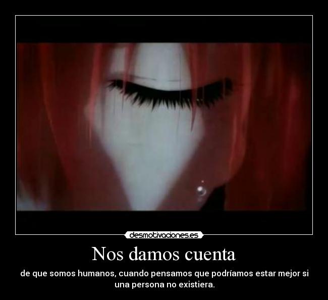 Nos damos cuenta -