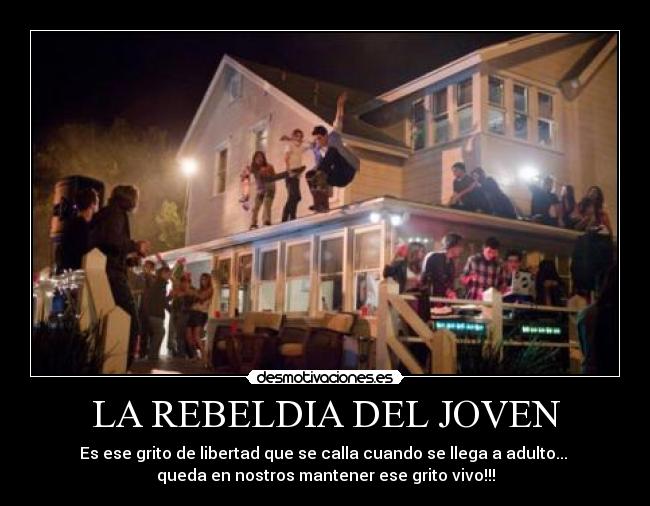 LA REBELDIA DEL JOVEN - 