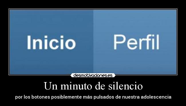 Un minuto de silencio - por los botones posiblemente más pulsados de nuestra adolescencia