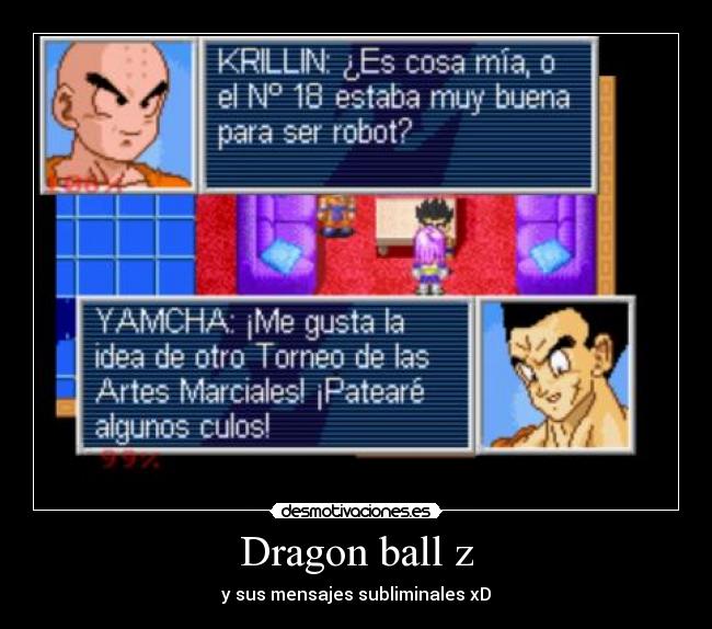 Dragon ball z - y sus mensajes subliminales xD