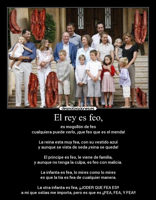 El rey es feo, - 