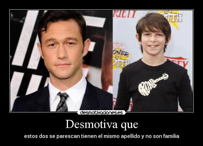 carteles joseph gordon levitt zachary gordon desmotivaciones