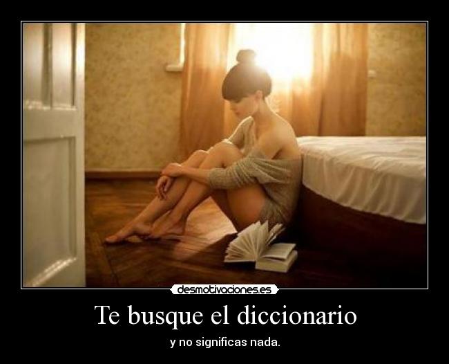 Te busque el diccionario - 