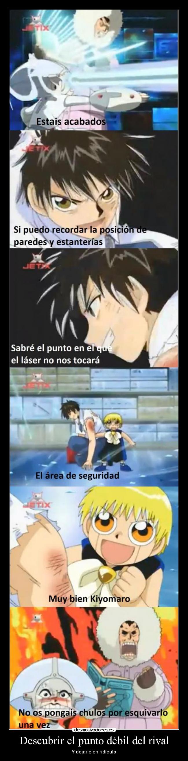 carteles zatch bell capitulo diez seis desmotivaciones
