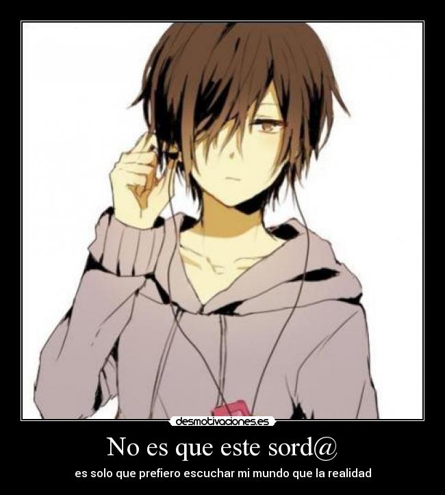 carteles anime music desmotivaciones