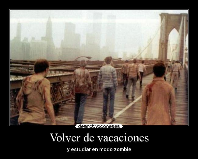 Volver de vacaciones -