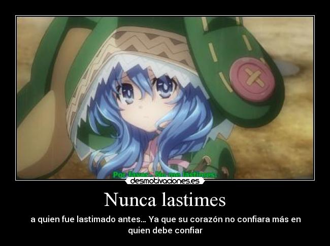 Nunca lastimes -