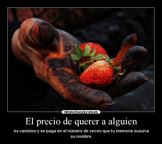 El precio de querer a alguien - 