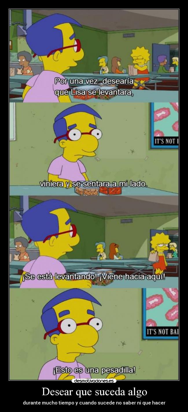 carteles milhouse asustadirijillo desmotivaciones